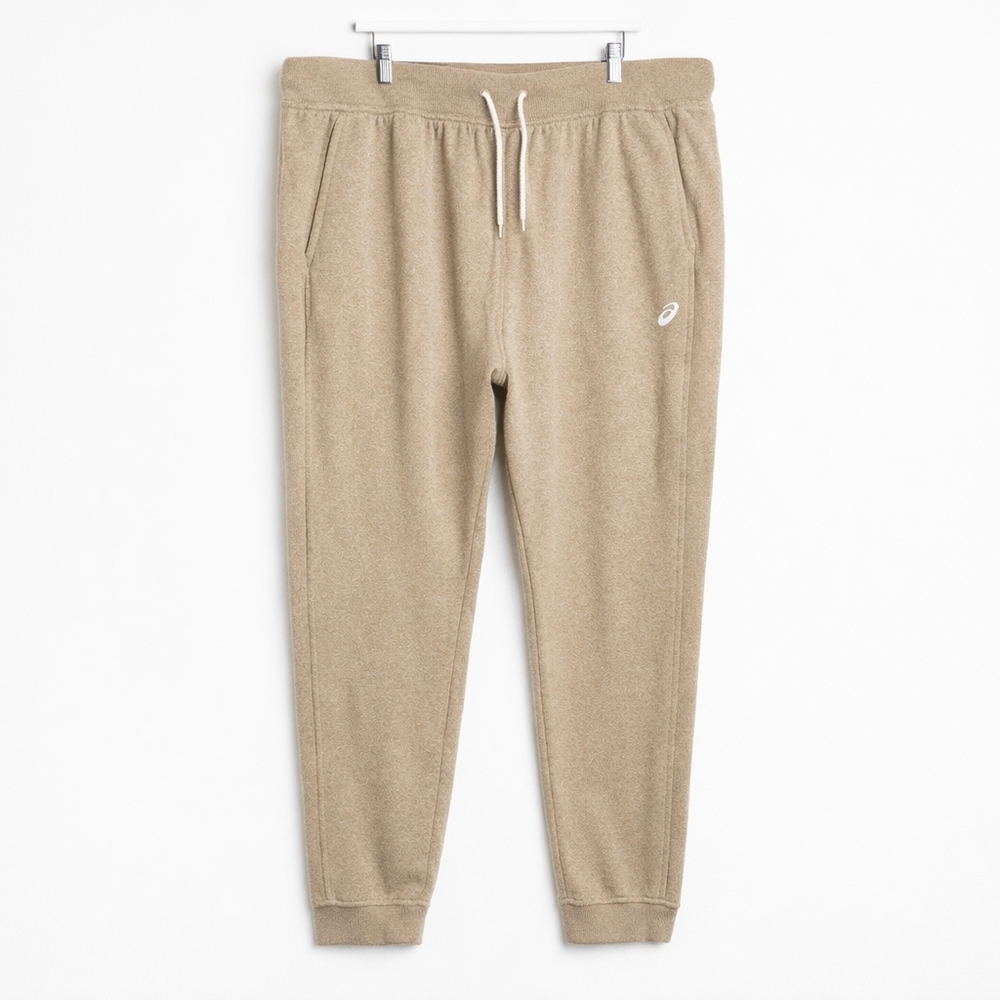 NWT Asics Sunday Sana Fleece Tan Jogger Mens 3XL